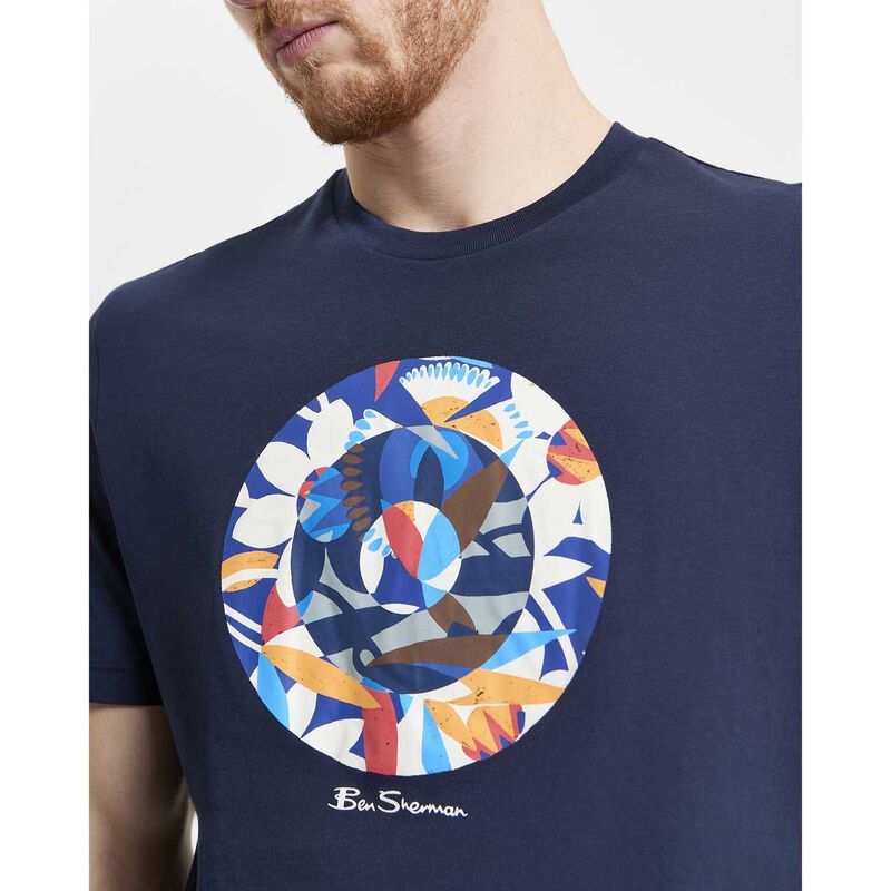 Ben Sherman Tropical Target Tee image number 2